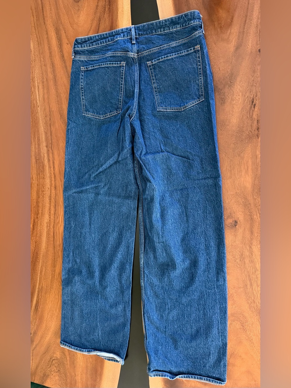 Old Navy 12 Tall Mid Rise Wide Leg Women's Blue Jeans - Picture 2 of 8